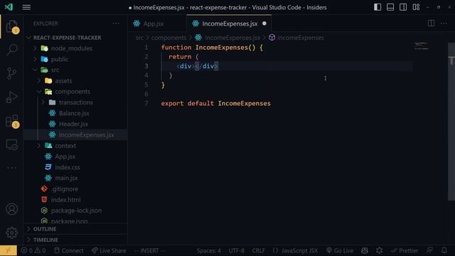 React Aplicación para administrar gastos e ingresos смотреть онлайн