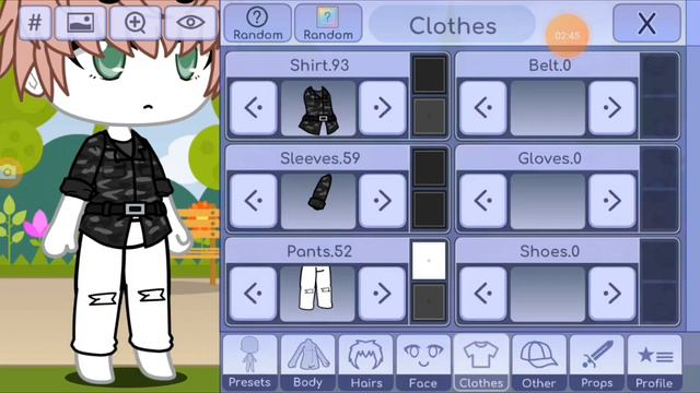 Как сделать скин в Gacha life? 2 часть :^ смотреть онлайн