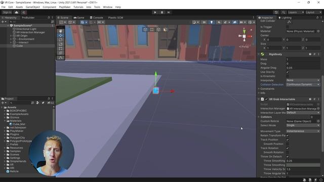 Unity VR XR Interaction Toolkit - Make Grabbable Objects смотреть онлайн