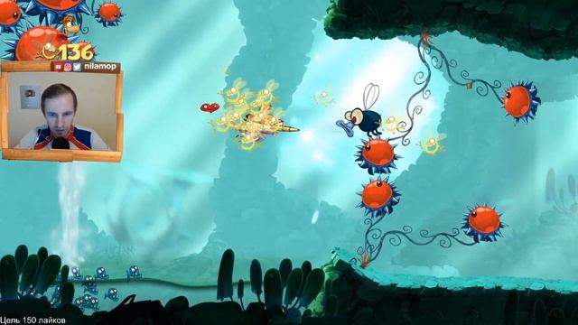 НАСОБИРАЛ 190 ЭЛЕКТУНОВ РАДОСТИ | Rayman Origins #23 смотреть онлайн