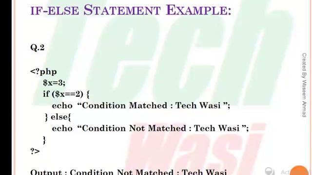 If Else If Statement смотреть онлайн