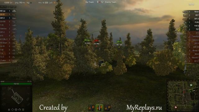 WOT: Murovanka - SU-26 - 3 frags - Sniper, смотреть онлайн