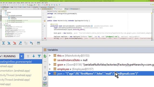 GSON Tutorial Part 1 - SIMPLE (DE)SERIALIZATION - Android Studio Tutorial смотреть онлайн