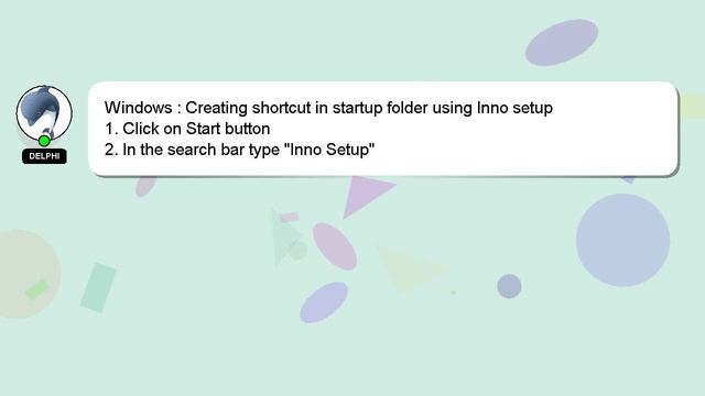 Windows : Creating shortcut in startup folder using Inno setup смотреть онлайн