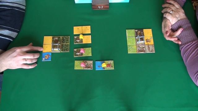 293 Лоскутное королевство - играем в настольную игру. Kingdomino board game. смотреть онлайн