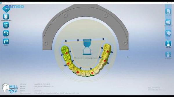 CMD 500 Software nestting guidance Video 90 degrees Millbox