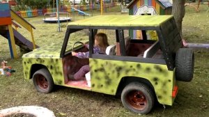 машина из дерева своими руками для детской площадки
