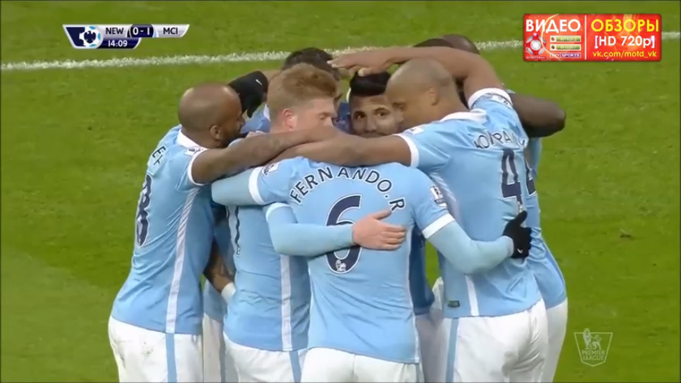 Премьер-Лига / 27-й тур / Ньюкасл - Манчестер Сити [HD 720p]