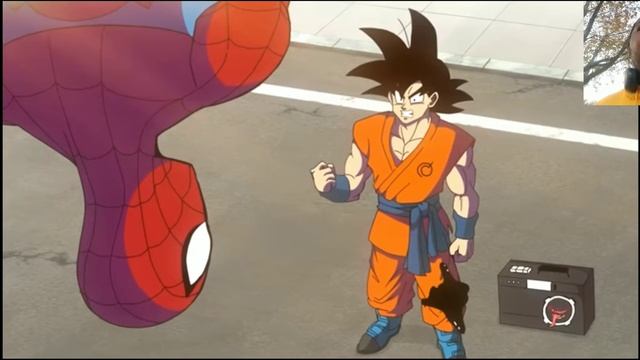 Goku VS Spider man Rap Battle Reaction смотреть онлайн