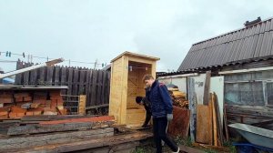 Установка дачного туалета своими руками