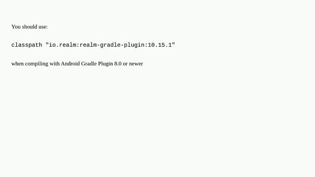 Build failed in AGP 8.0, Failed to apply plugin 'realm-android'. API 'android.registerTransform' .. смотреть онлайн