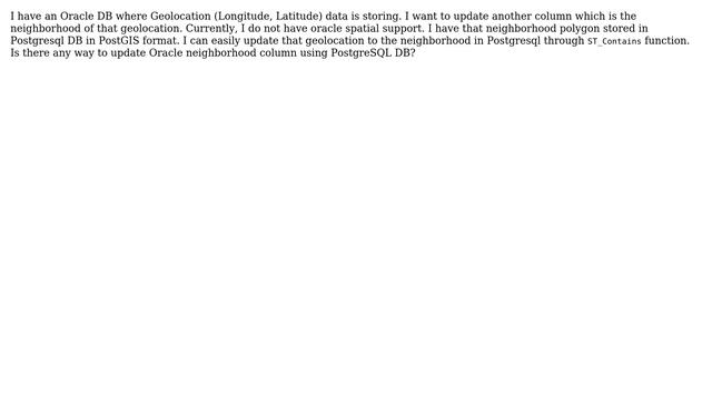 GIS: Update Oracle DB table from Postgres/PostGIS DB query (2 Solutions!!) смотреть онлайн