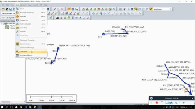convertir archivo KMZ a DWG con global mapper-Convert KMZ file to Autocad DWG with global mapper смотреть онлайн
