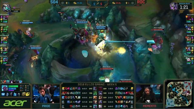S04 vs ROC Highlights | EU LCS Week 5 Spring 2018 W5D2 | FC Schalke 04 vs Roccat Highlights смотреть онлайн