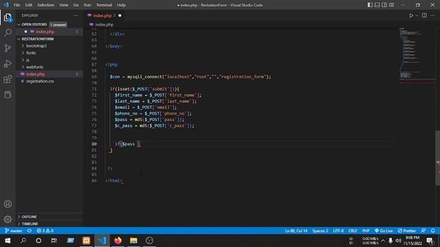 PHP CRUD | How to Insert Data Into Database Using PHP for Beginners | p-1 | #coding #php #mysql смотреть онлайн