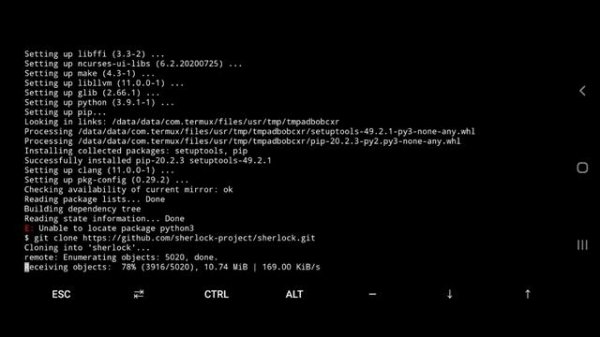 Sherlock github | Installation and usage | Username OSINT | INFORMATION GATHERING | technography |