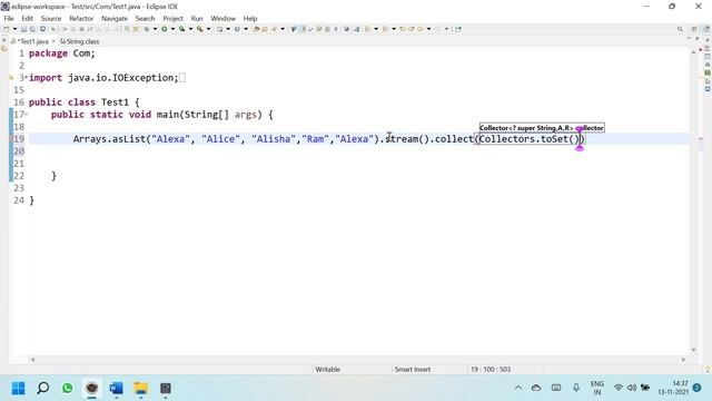 Java 8 Stream Method Tutorial | List, Set in Stream Examples смотреть онлайн