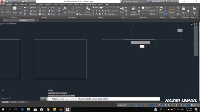 #04 I AutoCAD 2D: Cara Lukis Polyline I Nazmi Ismail смотреть онлайн