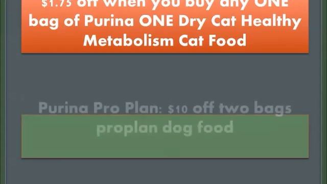 Purina Pro Plan Coupons -  High Quality Pet Food With Purina Pro Plan Coupons