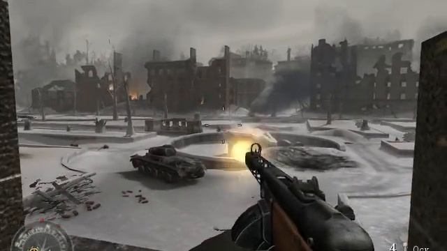 Прохождение Call of Duty 2 миссия 7 товарищ снайпер русская компания смотреть онлайн