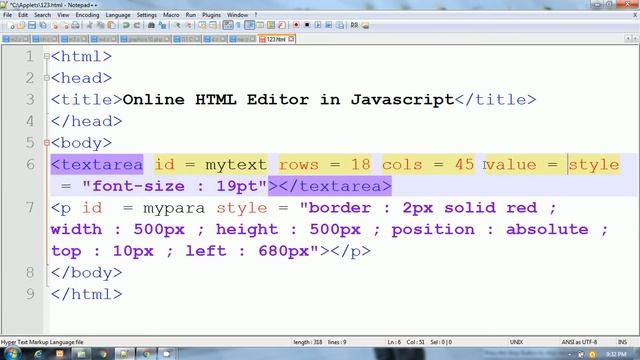 Online HTML Editor using Javascript | Hindi смотреть онлайн