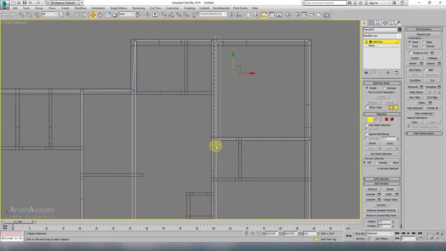 3DsMax Դաս 13 / poly modeling смотреть онлайн