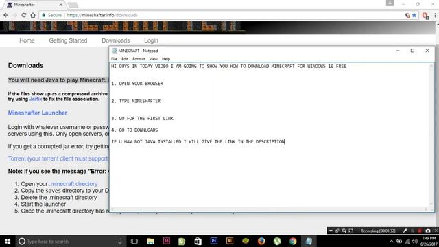 Minecraft Windows 10|| How to Download Minecraft on PC ||Windows 10||2017|| смотреть онлайн