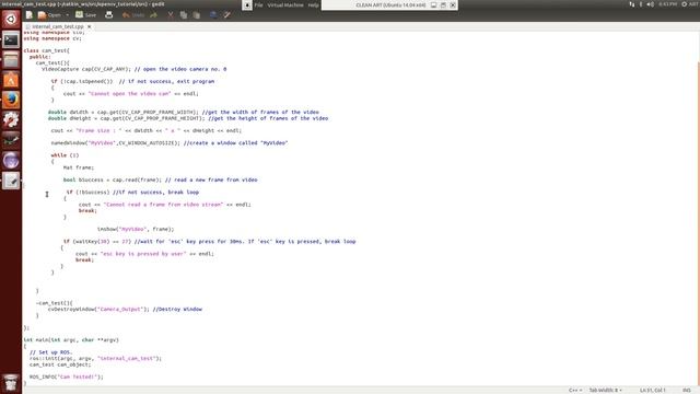 Configure OpenCV In ROS Environment With Cv_bridge