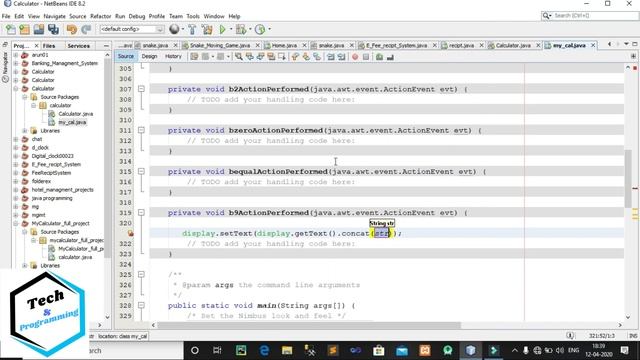 How to Develop Calculator GUI In Java using NetBeans||swing||With source code|| Tech&Programming смотреть онлайн