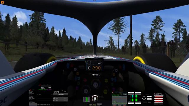 AC mod - F1 2018 my exercise - Williams Martini Racing FW41 @ Feldbergring смотреть онлайн