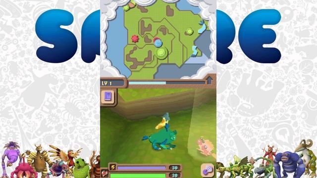 Spore Creatures для Nintendo DS / для NDS : Редактор простых монстров смотреть онлайн