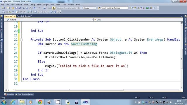 save file dialog and rich text box смотреть онлайн