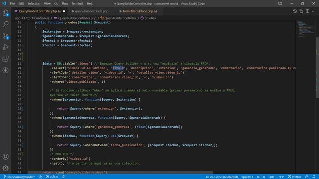 Query Builder Laravel | PDO PHP - white list смотреть онлайн