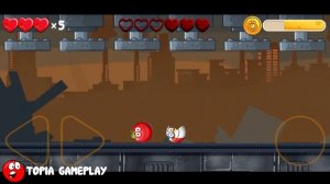RED BALL 4: DUO BEACH BALL TOMATO BALL VS DUO ALL BOSSES 'FUSION BATTLE' TIME ATTACK GAMEPLAY