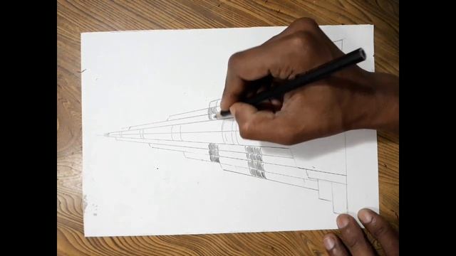 How to draw Burj khalifa step by step so easy смотреть онлайн