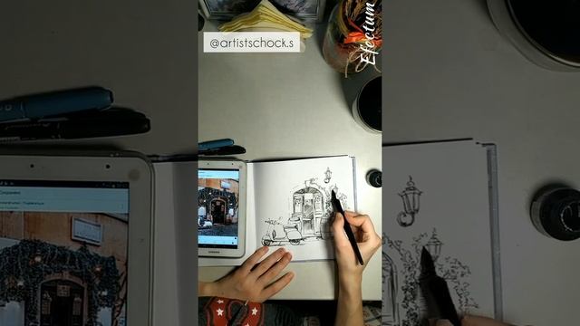 Speed paint: how to draw sketch by ink смотреть онлайн