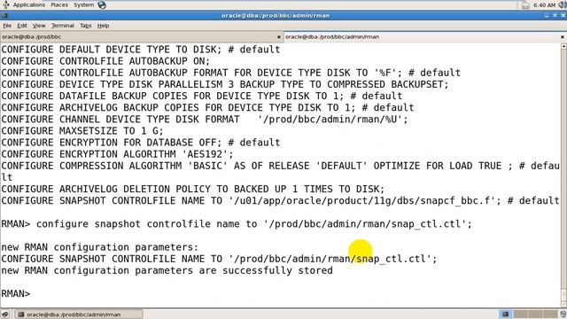 Oracle DBA Training:10 rman parameters part-1 смотреть онлайн