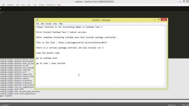 Install Emmet in Sublime Text 3 смотреть онлайн