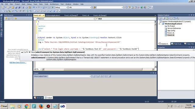 VB6 TO VB.NET PART 7 LOGIN USING SQL SERVER WITH SQL CONNECTION IN VB.NET смотреть онлайн