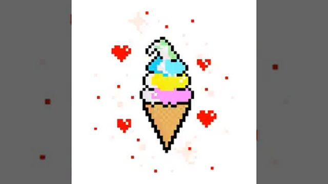 Рисуем мороженое мням мням