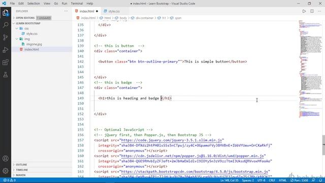 8 9 Badge HTML5, CSS3 and Bootstrap 4 for Web Development Bohubrihi смотреть онлайн