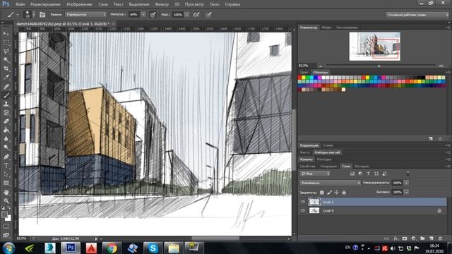 sketch postprodaction / ARCHITECTURE SKETCH смотреть онлайн