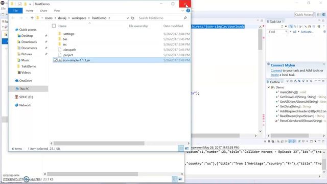 Adding JAR file to Eclipse project смотреть онлайн