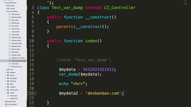 Bonus.5 การใช้ var_dump เช็คชนิดของข้อมูล (data type) ในภาษา php смотреть онлайн