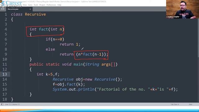 Recursive Function || ICSE Xth 2021-22 || DD Singh смотреть онлайн