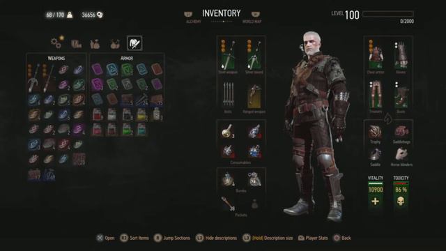 Witcher 3: 4-Decoction Wolf-Manticore God Tier Build смотреть онлайн