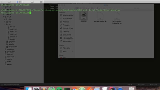 Java JADE setup and environment variables смотреть онлайн