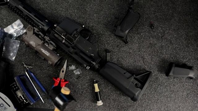 Проект M4 MWS GBBR. Первая внешка. Детали от боевого (BCM) и цевье. смотреть онлайн