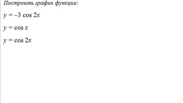 ПОСТРОЕНИЕ ГРАФИКОВ ТРИГОНОМЕТРИЧЕСКИХ ФУНКЦИЙ МЕТОДОМ ГЕОМЕТРИЧЕСКИХ ПРЕОБРАЗОВАНИЙ смотреть онлайн
