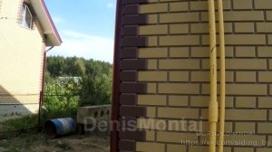 Наружная отделка Дома из Блоков под Кирпич